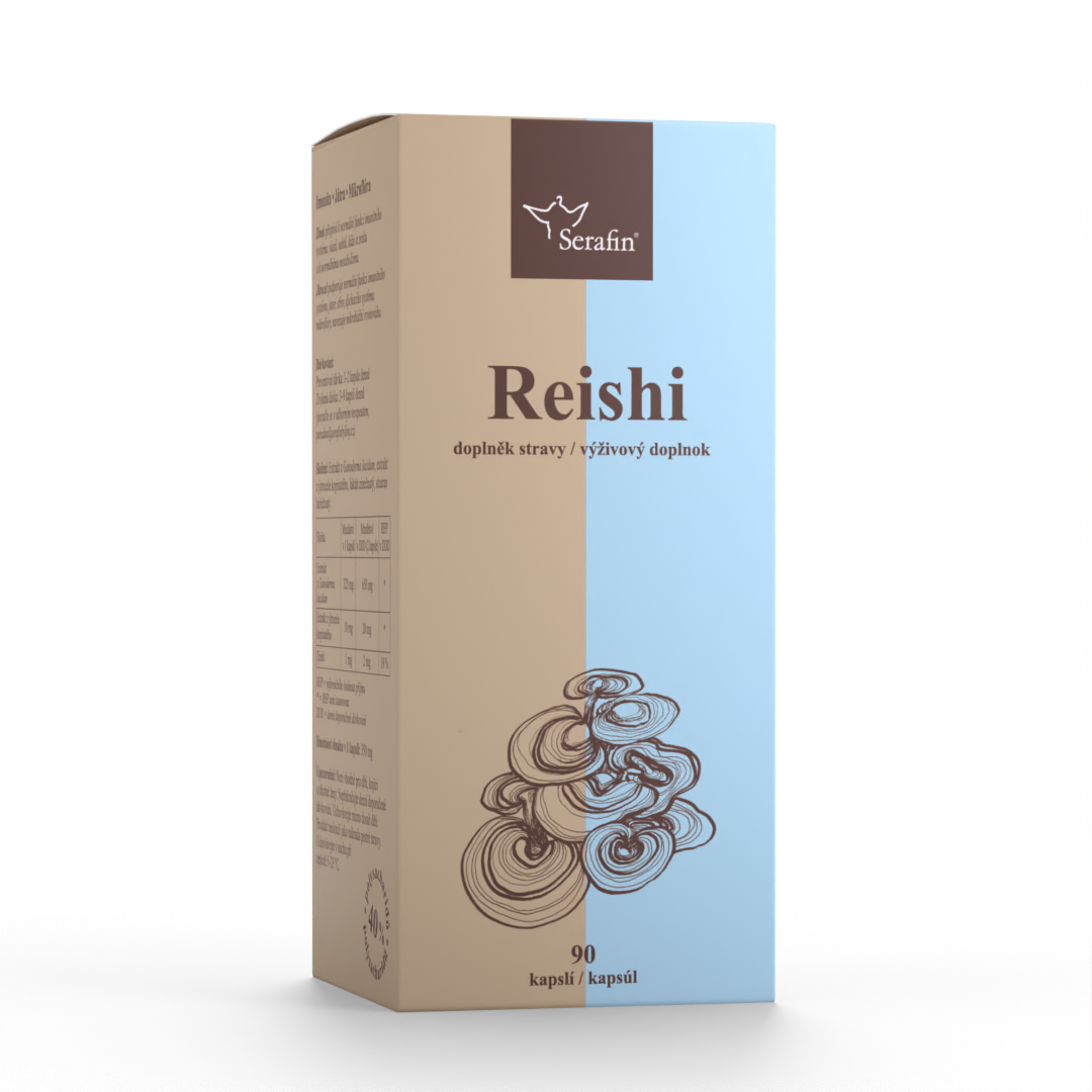 Reishi - prírodné kapsuly | Serafin byliny