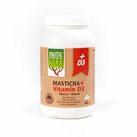 Mastichové Kapsuly Masticlife + Vitamín D3 | Serafin byliny