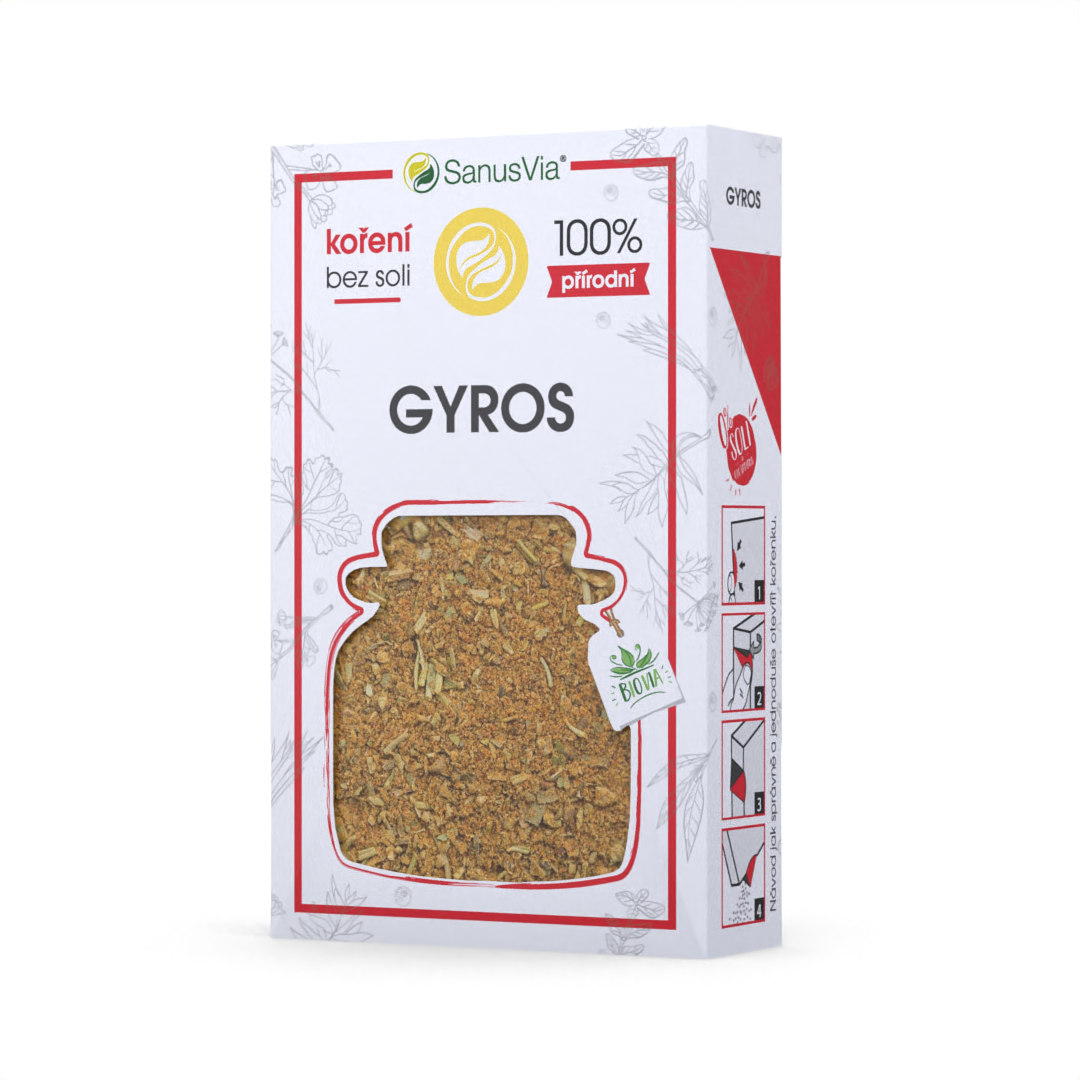 Gyros, bio korenie bez soli 39g | Serafin byliny