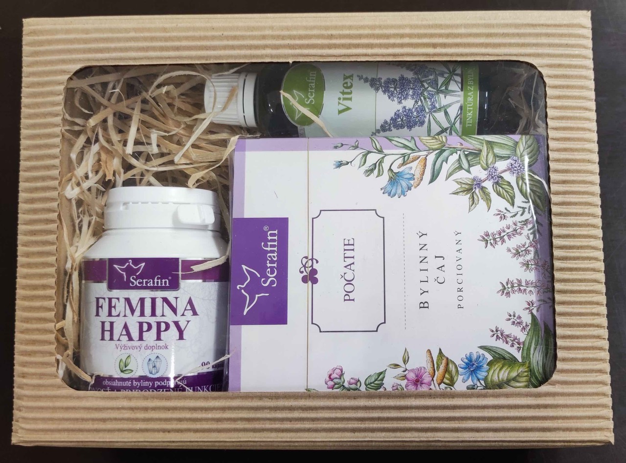 Balíček pre zdravé budúce mamičky + zdarma darčeková krabička | Serafin byliny